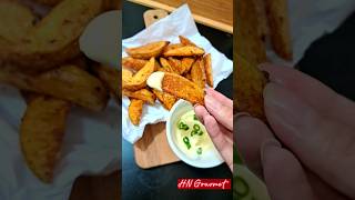 Crispy Potato Wedges Recipe  Homemade  Best Evening Snack In Winters 🔥🍟 viralshorts shorts [upl. by Abdella]