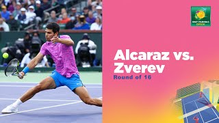 Alexander Zverev vs Carlos Alcaraz Highlights  Indian Wells 2024 [upl. by Faletti684]