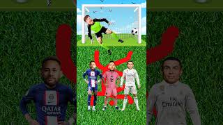 Ur Cristiano Ronaldo vs messi vs neymar goal challenge football urcristiano [upl. by Nairred60]