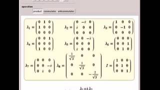 Everything about GellMann Matrices Part 2 Binary Operations [upl. by Nachison]