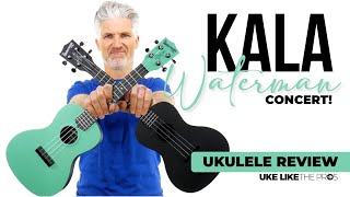 A CONCERT YES Kala Waterman Concert Ukulele  Ukulele Review [upl. by Leatrice235]