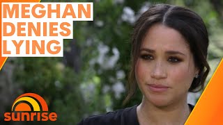 Meghan Markle has rejected claims she lied during her interview with Oprah  Sunrise [upl. by Seabury]