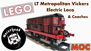 Lego LT Metropolitan Vickers loco amp Dreadnought coaches [upl. by Etyak]