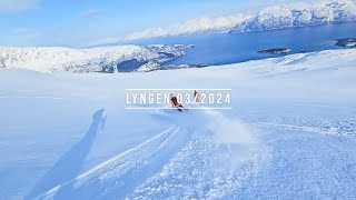 Backcountry skiing in the Lyngen Alps 032024 [upl. by Annavoig]