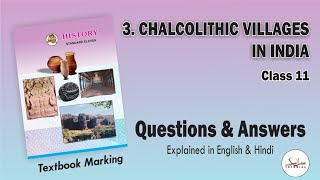 Chalcolithic Villages in India  Questions and Answers Class 11 History Maharashtra Board [upl. by Inalak363]