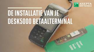 De installatie van je Desk5000 betaalterminal [upl. by Odrautse]