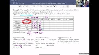 Apportionment 1 Video 10 [upl. by Ayhtak]