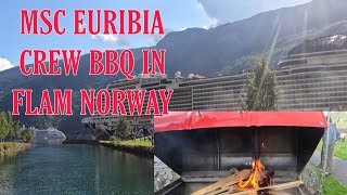 MSC EURIBIA CREW BBQ FLAM NORWAY🇳🇴❤️😇 WORK IN CRUISESHIP BYAHERONGPINOY BYAHERONGBISAYA [upl. by Namar]