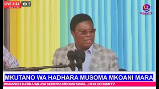 LIVEKASSIM MAJALIWA AKIONGEA NA WAKAZI WA MUSOMA MKOANI MARA [upl. by Colfin]