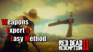 Red Dead Redemption 2 Weapons Expert Challenge 3 Easy Method [upl. by Salsbury]