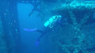 Bridge of the USS Oriskany aircraft carrier sunk off Pensacola Florida at 2X speed [upl. by Aynat]