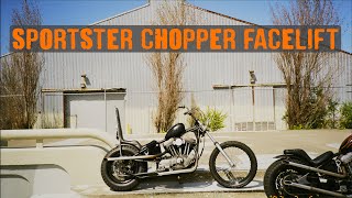 BLUES SPORTSTER CHOPPER FACELIFT [upl. by Aguie]