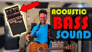 How to get a Bass  Octave sound for Acoustic Guitar [upl. by Siesser]