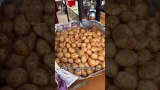 Abhishek Bhargav  Golgappe Lover 😋😋chikan handi food panipuri shorts [upl. by Ttenaj]