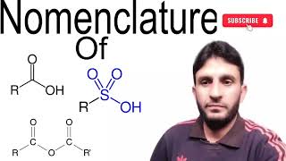 Nomenclature of Sulphonic Acid and Anhydrides [upl. by Htebazle]