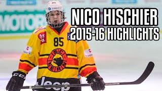 Nico Hischier  201516 Highlights  SC Bern [upl. by Eecram]