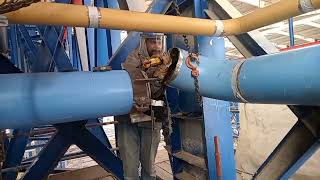 CS 12quot pipe line fit up ka videotoday my first Vlog [upl. by Dorcus]