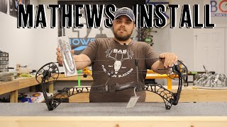 How to Change Your Bowstrings  Mathews Bows [upl. by Ecnerolf]