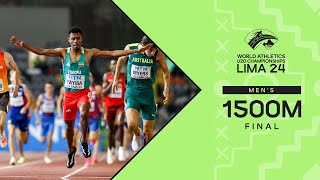 Shock finish as Fayisa 🇪🇹 beats Myers 🇦🇺 over 1500m  World Athletics U20 Championships Lima 2024 [upl. by Alathia806]