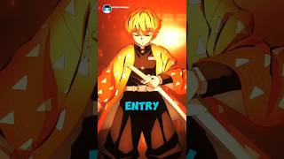 Who Is The Flash Of Demon Slayer❓Zenitsu Entry In Infinity Castle shorts demonslayer anime [upl. by Narayan622]