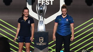 NRLW Grand Final teams presentation  2023 Fan Fest [upl. by Nuri]