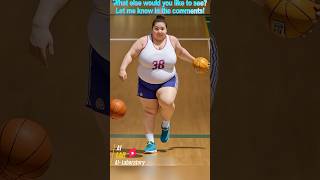 A plussize girls journey to confidence through playing basketballbasketball girl ai [upl. by Tanny740]