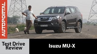 Isuzu MUX Test Drive Review  Autoportal [upl. by Maleen]