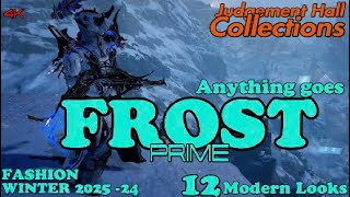 Frost Fashion frame Prime Warframe Winter 2025 24 ArtFashion [upl. by Bowne]