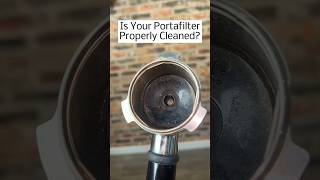 How To Clean Your Portafilter coffee shorts homebarista [upl. by Chrisoula696]