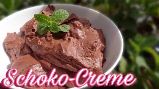 Mousse au Chocolat vegan schnell zubereit mit Seidentofu [upl. by Ydolem]