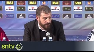 Slaven Bilic Besiktas on fire in Belgrade [upl. by Enenstein]