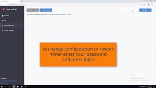 Nanominers new builtin web interface and Nvidia OC [upl. by Minica464]