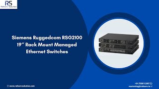 Siemens RUGGEDCOM RSG2100 Ethernet Switches  Reliserv Solution [upl. by Dorren]