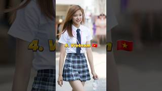 Top 10 Asian Countries With Most Beautiful School Uniforms [upl. by Broderick]