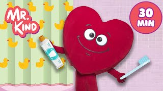 Brush Your Teeth Song for Kids  Fun amp Educational  Mr Kind [upl. by Isdnyl]