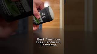 Best Aluminum Free Deodorant  Dove Vs Old Spice men shorts natural healthy [upl. by Tori]