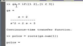 MATLAB en 1 minuto Polos y Zeros de una FT [upl. by Chris]