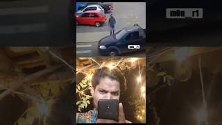 Humko Laga car dhole ga 😂😜 dog dogfunny accident youtubeshort shortvideos meme funnymemes [upl. by Radloff]