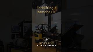 Forklifting a 500lb Yamaha U1  Riverton Piano Company Yamaha piano U1 [upl. by Cesar]