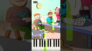 Meeting Timeout In Hospital With MrBeast and Dude Perfect ​⁠TheToonTubers  Piano Tutorial [upl. by Annetta]