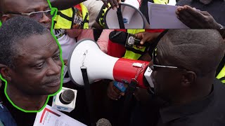 Captain Smart Stopgalamseynow Protesters Submit Petition to Lands and Forestry Commission [upl. by Yatnuahs]