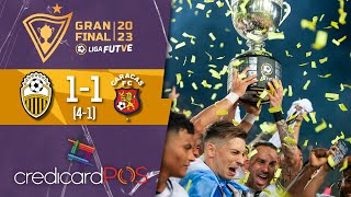 Dvo Táchira campeón de la temporada 2023  Táchira 1 4  1 1 Caracas Gran Final FUTVE  2023 [upl. by Vasiliu]