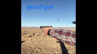 Glock 17 gen 4 vs Glock 17C gen 4 recoil slomo comparison [upl. by Aromat18]