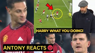 ANTONYS ANGRY Reaction to MAGUIRE Causing his GOAL DISALLOWED Vs NEWCASTLE  Man U vs Newcastle [upl. by Bertie890]