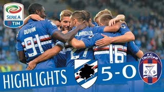 Sampdoria  Crotone 50  Highlights  Giornata 9  Serie A TIM 201718 [upl. by Madeline]