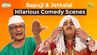 Bapuji amp Jethalal Hilarious Moments I Comedy Scenes  Taarak Mehta Ka Ooltah Chashmah [upl. by Rimidalv389]