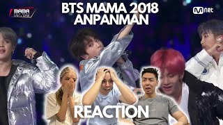 BTS MAMA 2018 ANPANMAN LIVE PERFORMANCE REACTION [upl. by Joselyn]