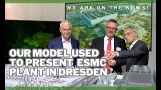 Our Architectural Model is Used to Present Landmark ESMC Semiconductor Plant in Dresden [upl. by Dlawso346]