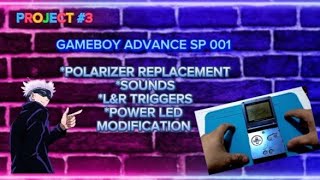 GAMEBOY ADVANCE SP 001 MODEL REPAIRS AND MODIFICATION PROJECT 3 TAGALOG [upl. by Pul]