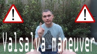 RU Продувка для новичков Метод Валсалва Valsalva maneuver [upl. by Yemar583]